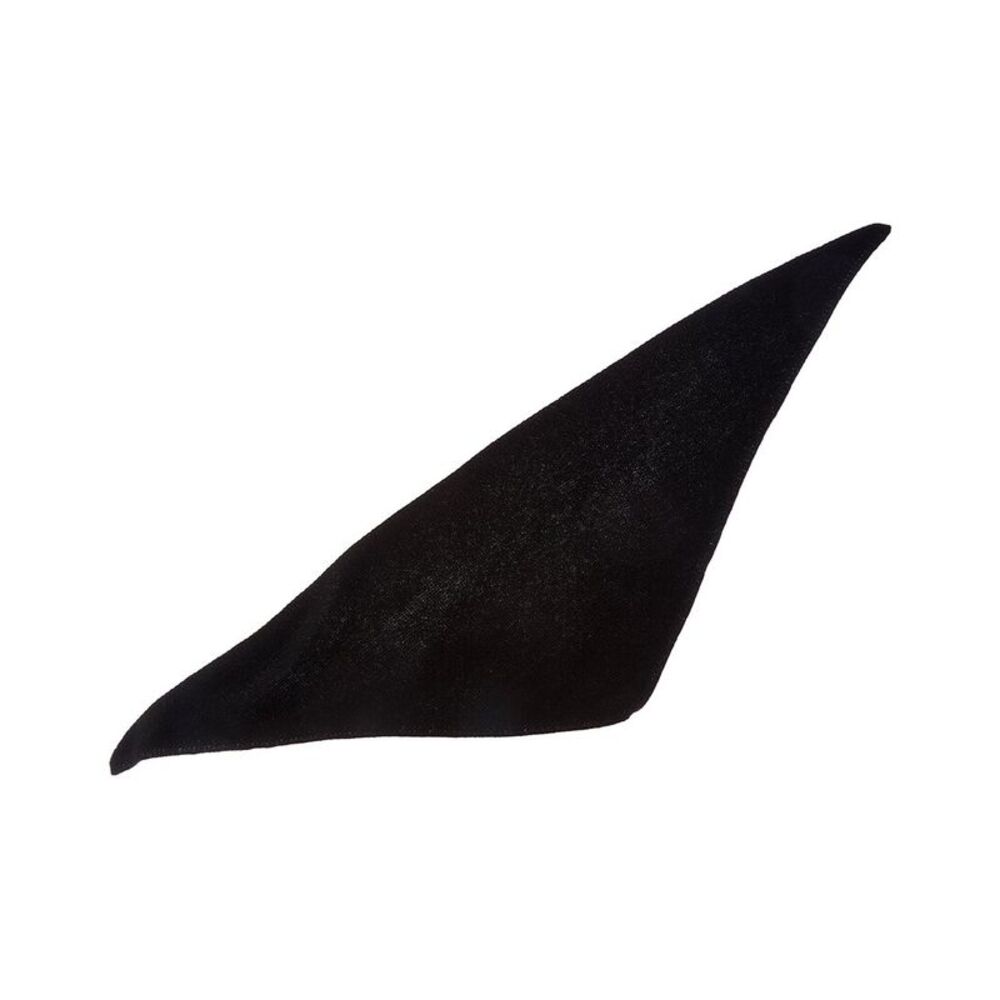 Sofiacashmere Links Stitch Cashmere Bandana, Black